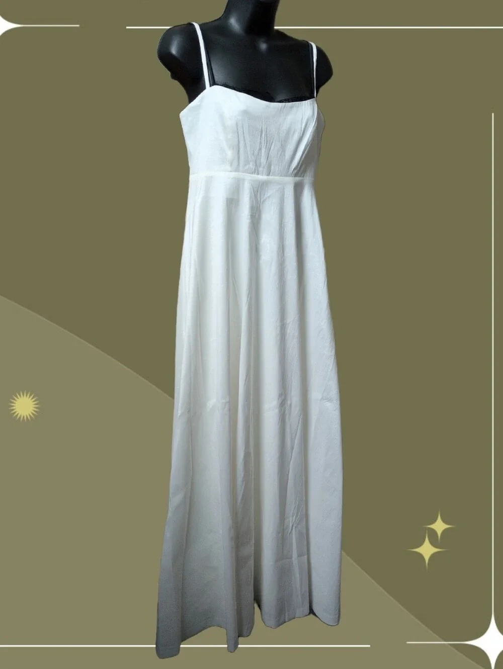 ✨ Nwt Women's Dipped Waist Lace Maxi Dress By Abercrombie Size M